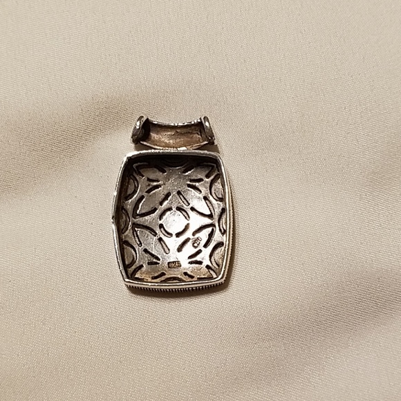 ESTATE FIND! 925 Sterling silver Marcasit pendant - Picture 5 of 5